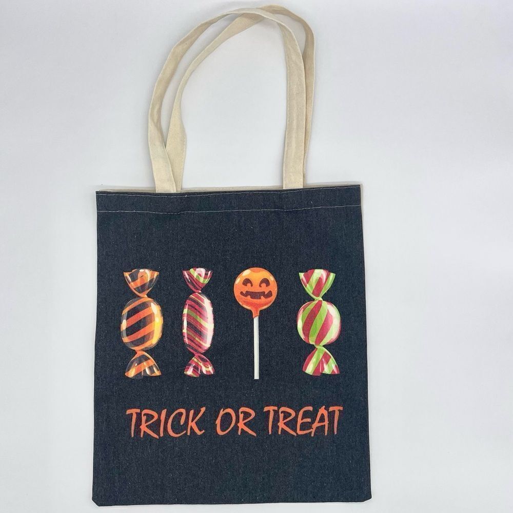 TRICK or Treat Canvas Halloween Tote
